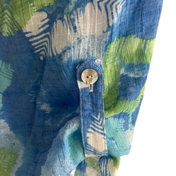 Ruby Rd. | Colorful Button-Up Blouse - Picture 6 of 14